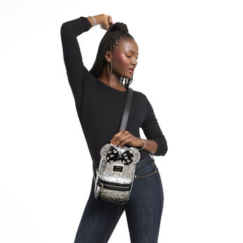 Minnie Mouse Ombre Sequin Sling Crossbody Bag, Image 2